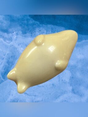 Vintage Signed John Perry Baby Harp Seal Palm Sized Art Sculpture “Feely Sealy”